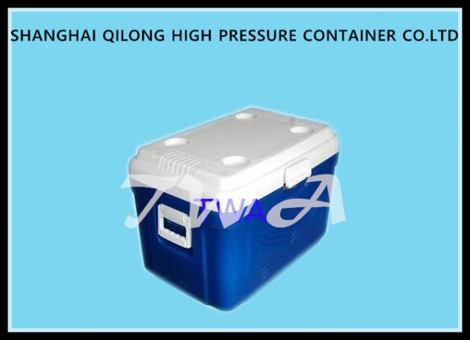 Dispositivo di raffreddamento portatile dell'alimento del ghiaccio della scatola biologica medica del dispositivo di raffreddamento sulle ruote