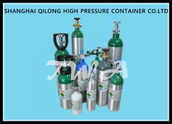 Bombole a gas di alluminio ad alta pressione 0.22L-50L per i gas industriali o i gas di specialità