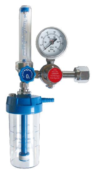 Regolatore medico dell'ossigeno della bombola a gas ad alta pressione, regolatore del cilindro O2