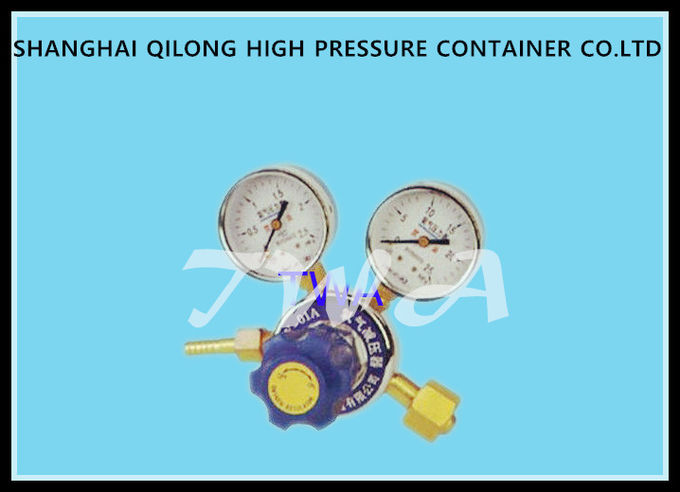 Regolatore del cilindro dell'azoto del manometro di minimo e massimo, regolatore di pressione della bombola a gas